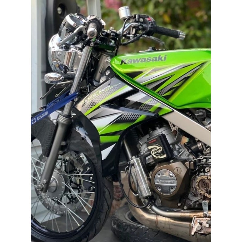 (BAYAR DITEMPAT) striping ninja ss Hijau 2013 hijau stiker lis striping standar ori kawasaki ninja s