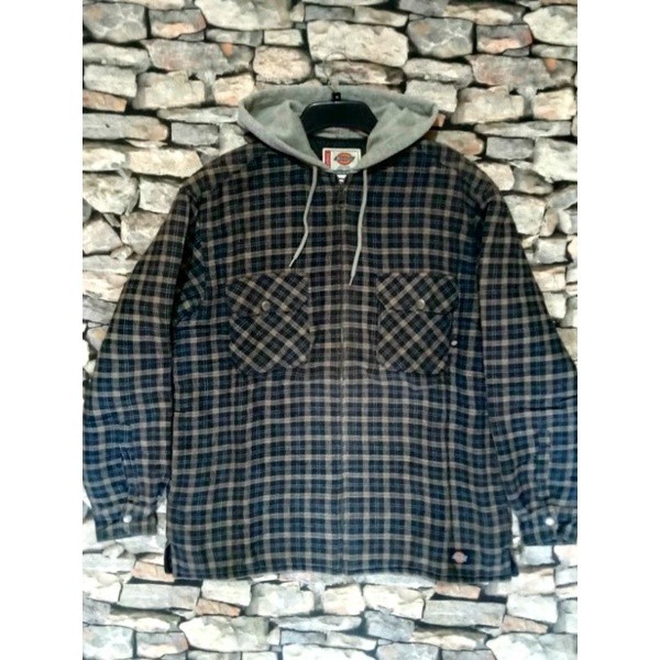 Best Seller Promo Flannel Hoodie Dickies size L Rare