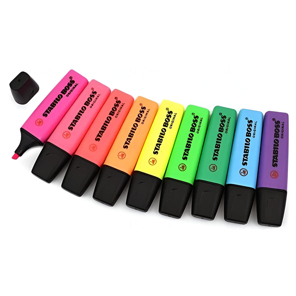 

Highlighter Stabilo Boss Original - Stabilo Textliner Penanda Berwarna