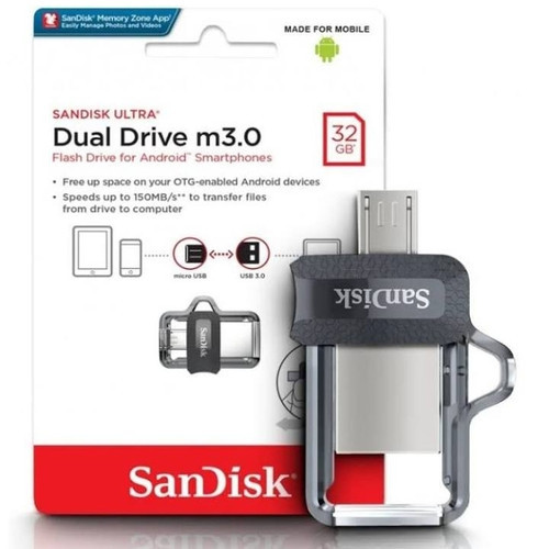 Flasdisk Dual Usb Drive Sndisk 3.0 32GB