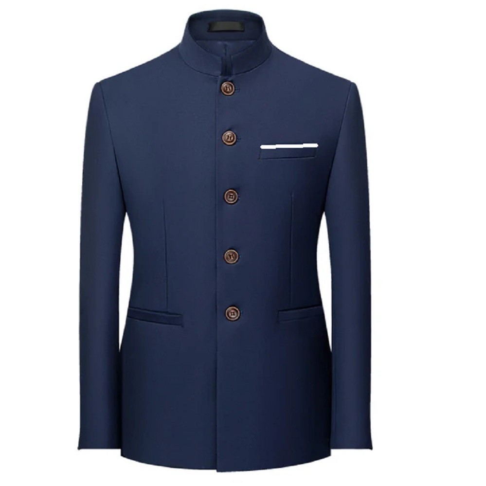 Jas Koko / Jasko Kerah 1 / Jas Koko Kerah Mandarin  Jas Formal Pria / Jas Pria Pakaian Muslim Pria