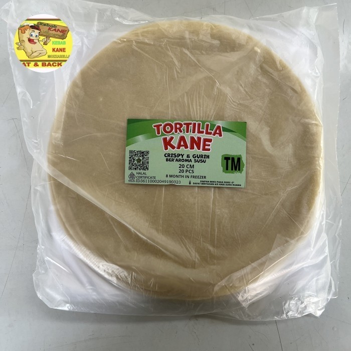 KULIT KEBAB 20CM / TORTILLA / TORTILA / TORTILLA WRAP / KULIT KEBAB