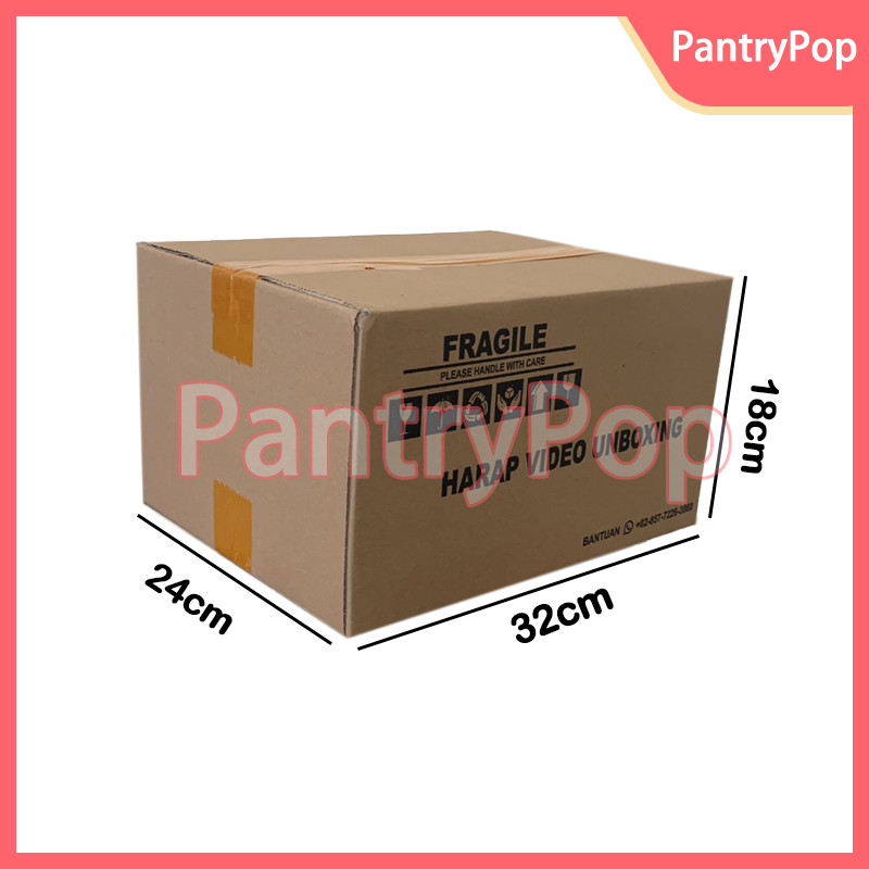 

Kardus Box Karton 32cmx24cmx18cm / 35cmx20cmx12cm Kotak Packing / Kardus Box Packing / Karton Packing Polos Baru Dan Tebal