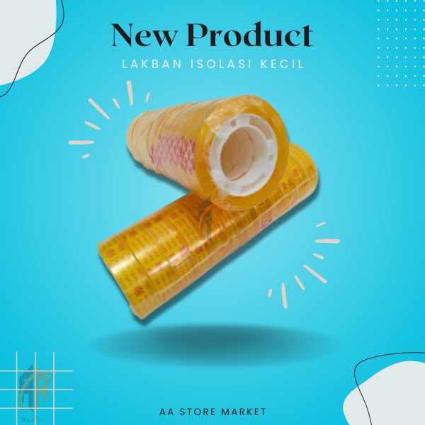 

Isolasi Kecil Bening Goldtape 1 Slop Lakban / Solasi / Isolasi Kado Goal Tape 12 Pcs