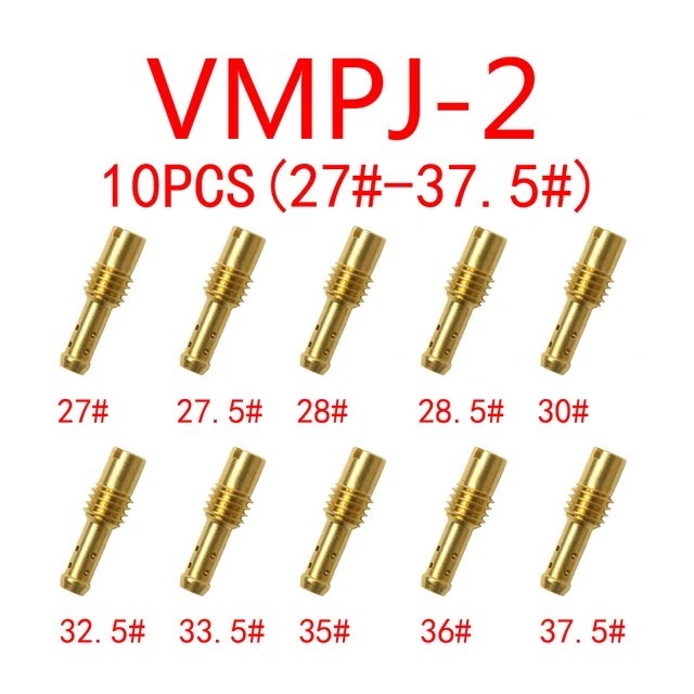 10 set Main Pilot jet Mikuni VM TM VM22 VM24 VM26 VM28 Ninja Satria R - PJ C