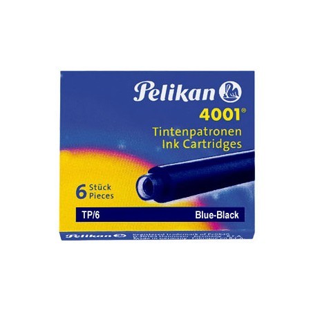 

[New Collection] PELIKAN Fountain Pen Ink Cartridge Refill 4001/ Tinta Fountain Pen - Blue Black