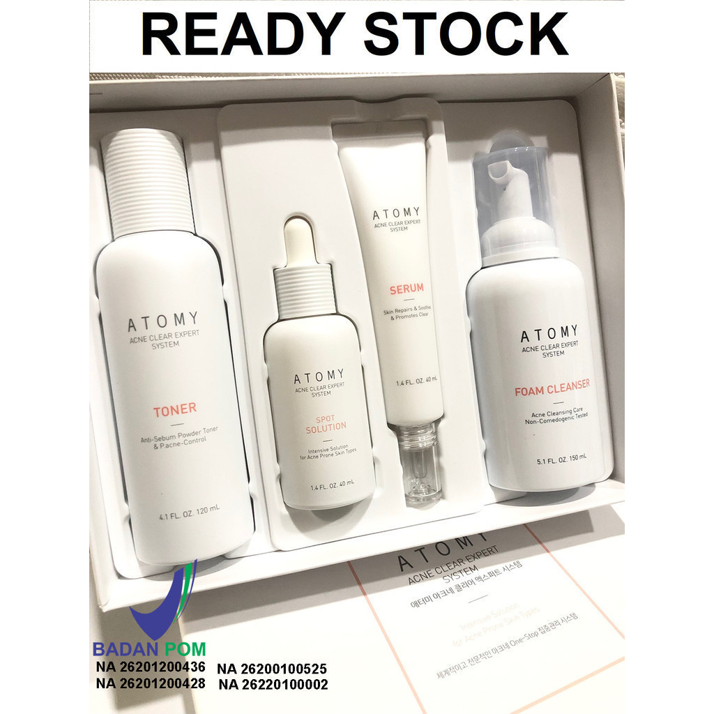 Atomy ACNE CLEAR EXPERT SYSTEM SET | SKINCARE JERAWAT | TREATMENT JERAWAT | acne clear set SCA