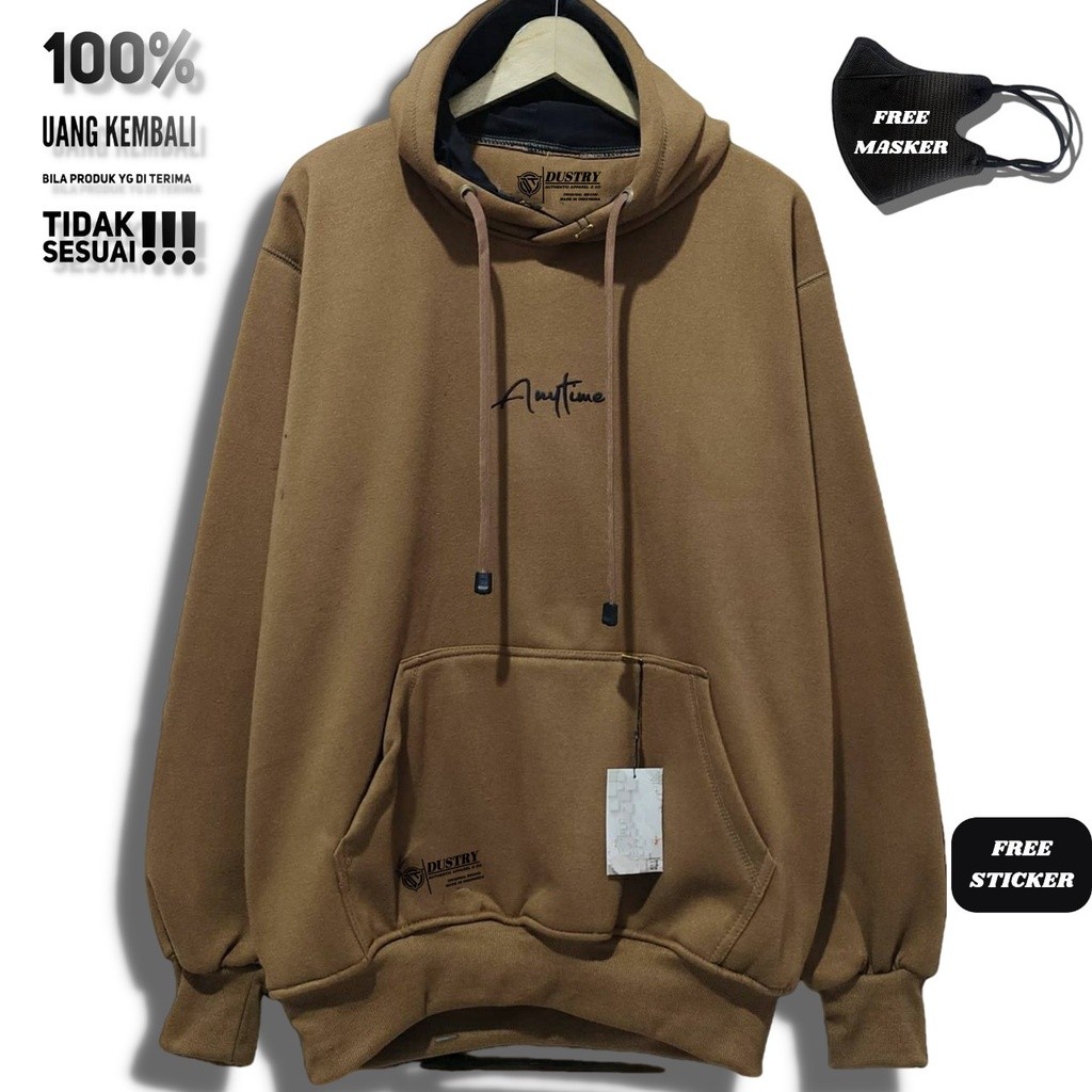 Zipper Hoodie Pria Original KACHIOS Sweater Pria Distro Jumbo Hoodie Oversize Korean Style Cowok Ter