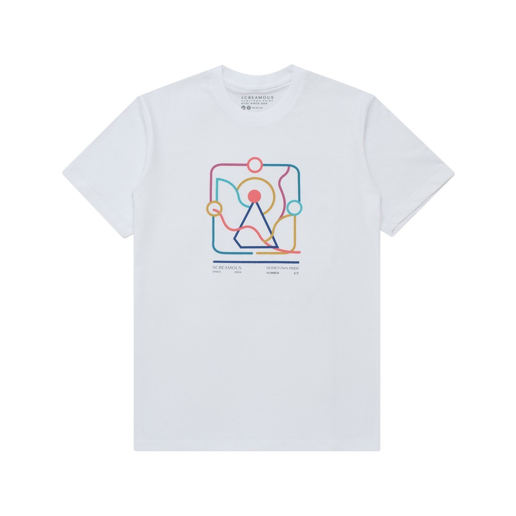 Screamous T-Shirt SCREAMOUS SUN WHITE