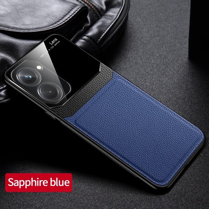 Casing HP Realme 10 Pro 5G Case cermin kaca plexiglass Perlindungan Kamera Penutup keras