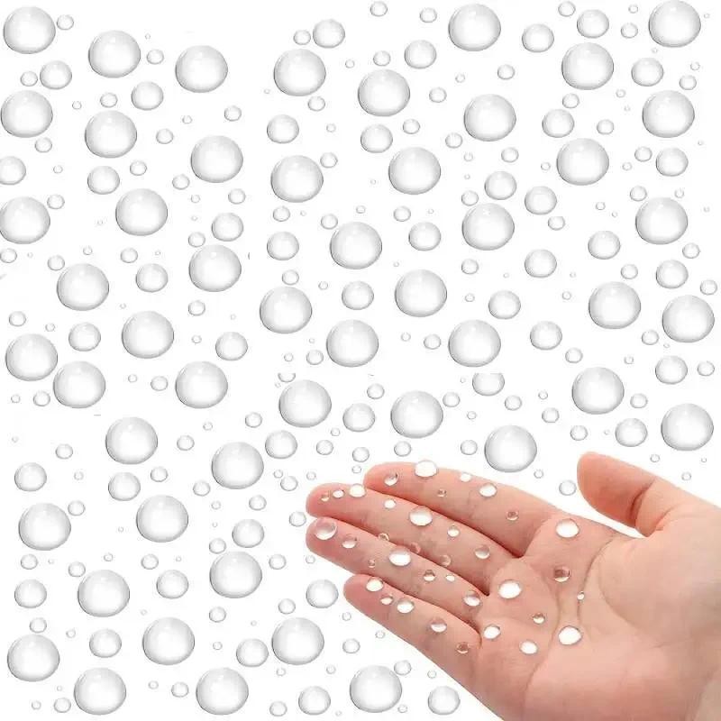 

350pcs Clear Dewdrop Water Droplets Simulation Half Round Dewdrop Resin Waterdrop for Scrapbook DIY Cell Phone Case Card Making
