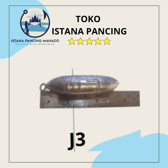 TIMAH J3 - 89 gr/ PEMBERAT UMPAN PANCING
