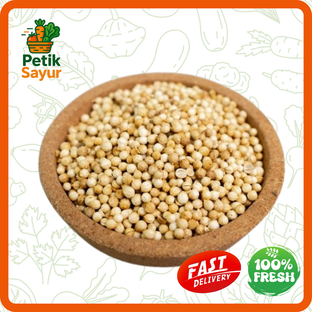 

Biji Ketumbar Konvensional 20 gram PetikSayur