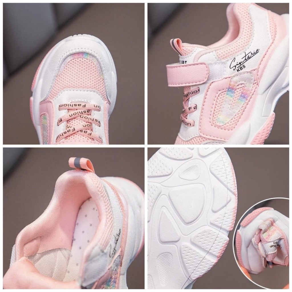 Sepatu Sneakers Anak Cewek Model Terbaru LV0404