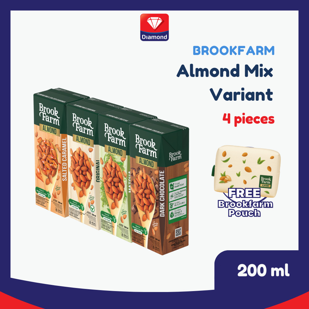 

Brookfarm Susu Almond Mix Varian [4 pcs] + Free Pouch