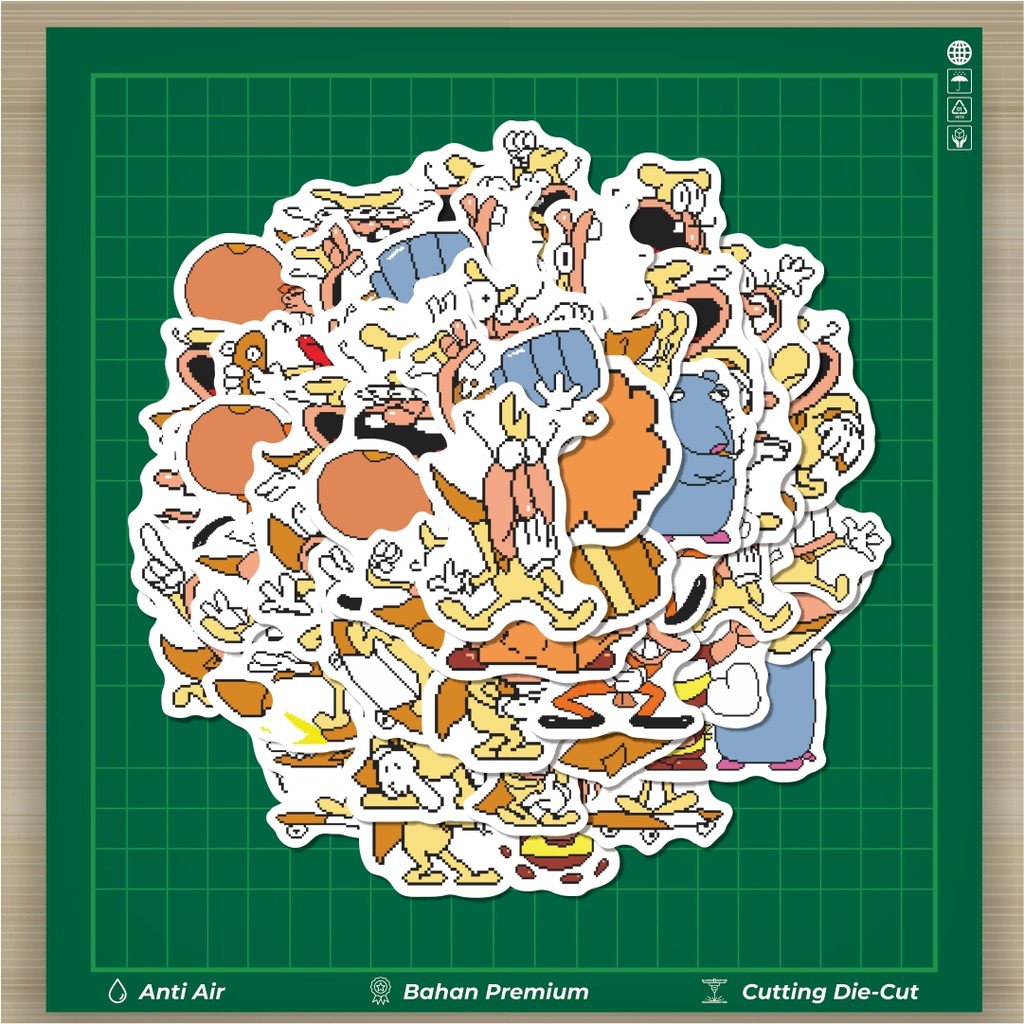 

HOT 50 PCS STIKER Stiker Pizza Tower V2 Stiker Fashion Cars Decal Dingin Kartu Album Custom Vinyl Anti Air- Sticker Aesthetic Buku Journal Koper Casing HP Tablet Laptop Helm Motor Botol Minum