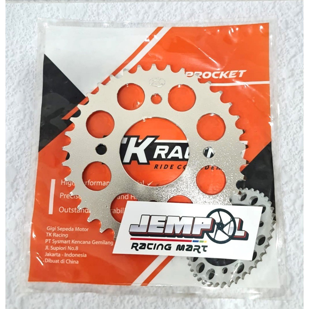 TK Racing Gear Gir Belakang Supra X 125 Tebal 415 x 36 37 38 39 40 41 42 43 44 45
