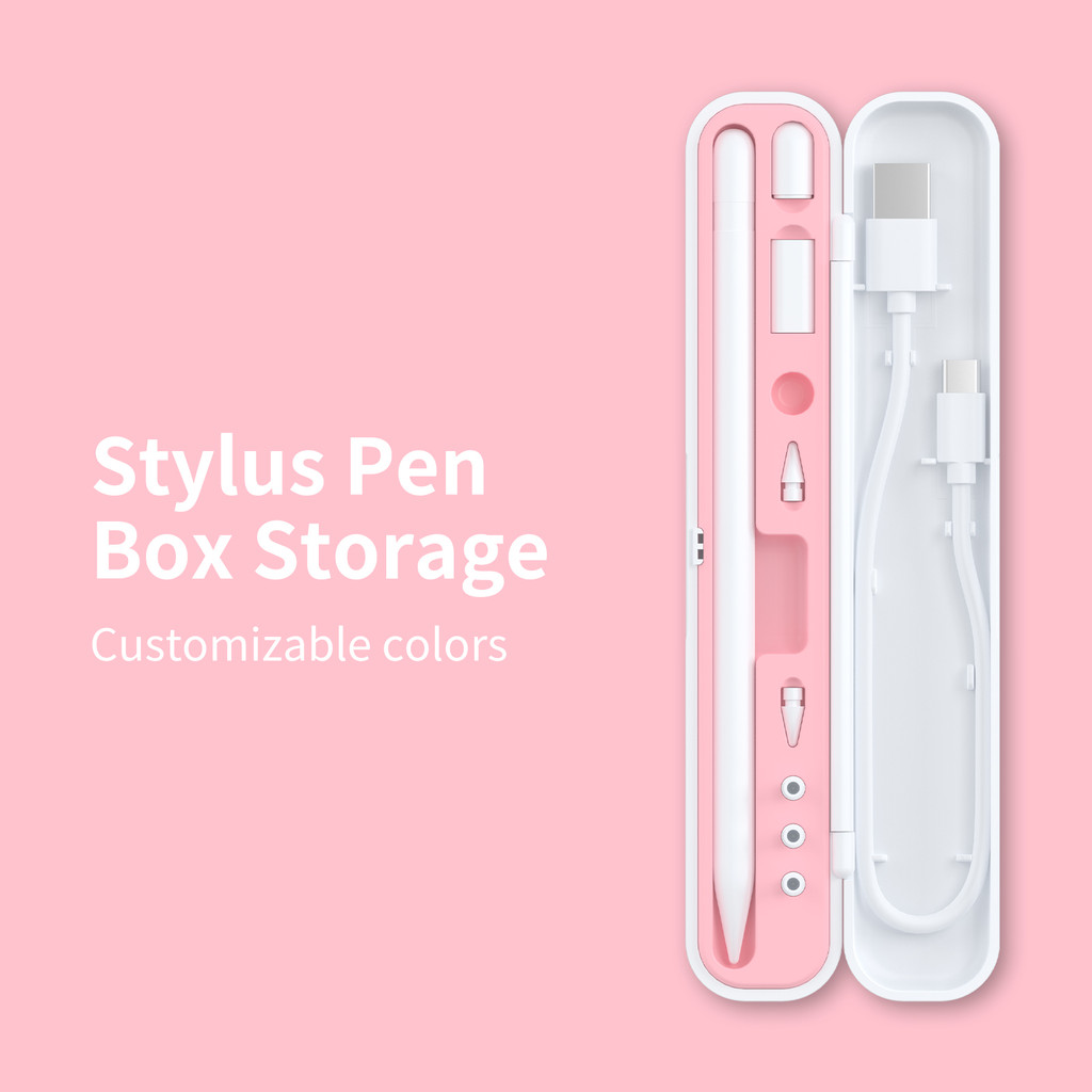 

5 Colors Available iPad Pencil Case Drop Protection Case for Apple Pencil 1/2 Generation Portable Storage Case Travel Essentials