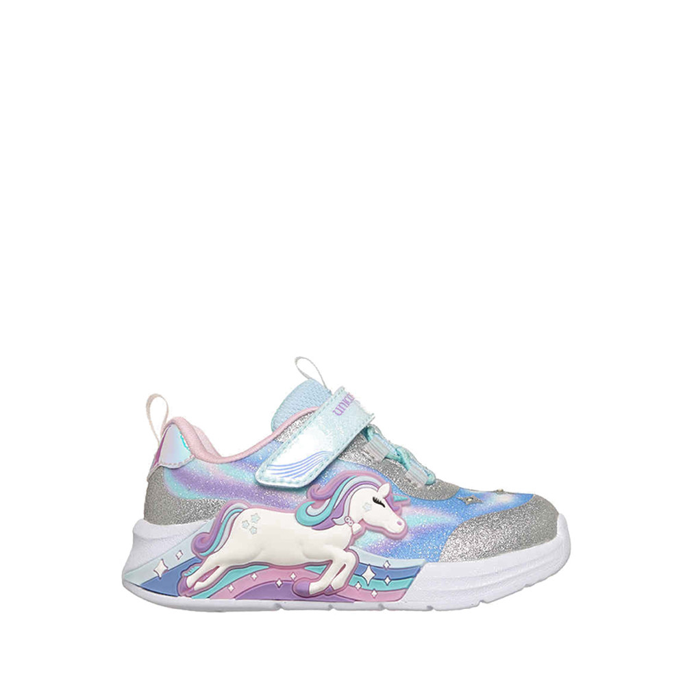 Skechers Unicorn Chaser Girl's (Play School) - Silver