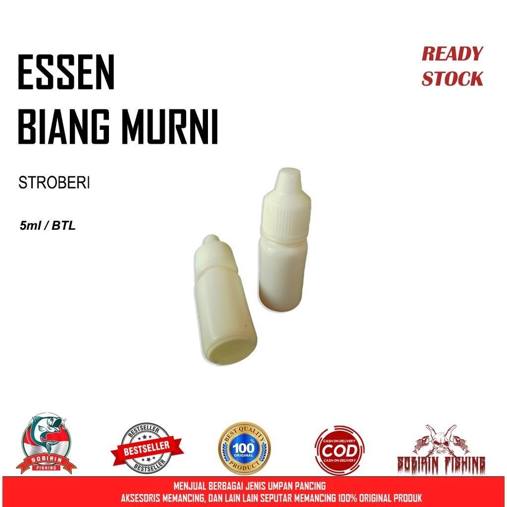 Essen Biang  Strobery 5ml - Essen ikan mas biang murni