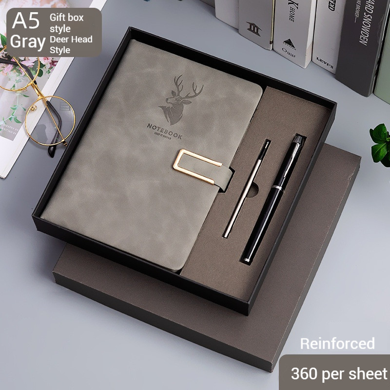 

New Notebook Gaya Klasik Notebook Tebal Notebook A5 pena kotak hadiah kotak hadiahPremium