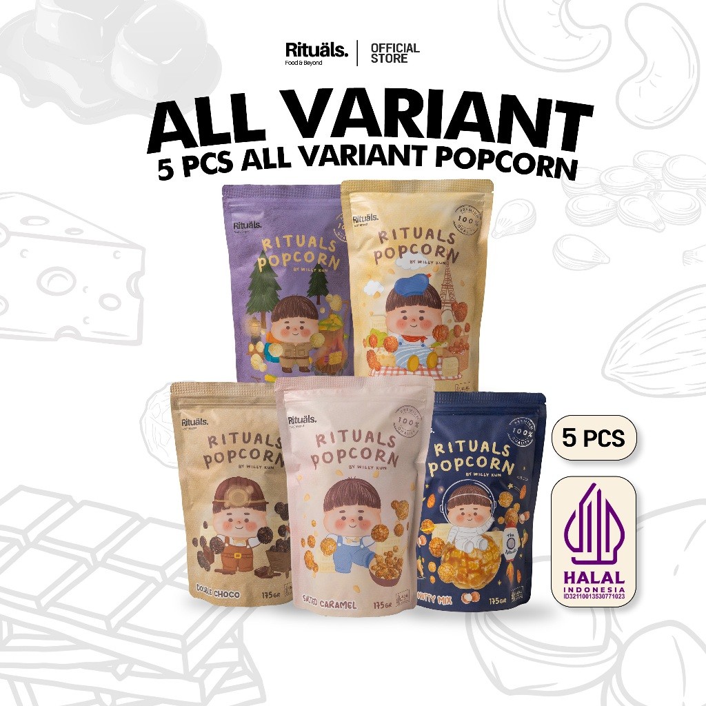 

Rituals Popcorn All Variant - Snack Jagung Cemilan Crispy
