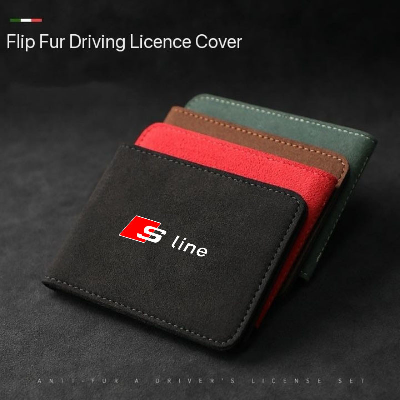 

Car ID Pass Wallet Case Card Holder Driver License Holder for Audi Sline A3 A4 B8 A6 A5 A7 A8 B9 B6 C6 Q3 Q5 Q7 Q8 TT S3 S4 S7