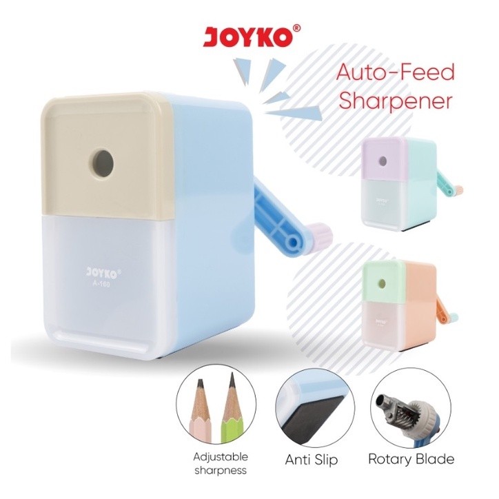 

Sharpener / Rautan / Serutan / Orotan Meja Joyko Pastel A-160 A 160