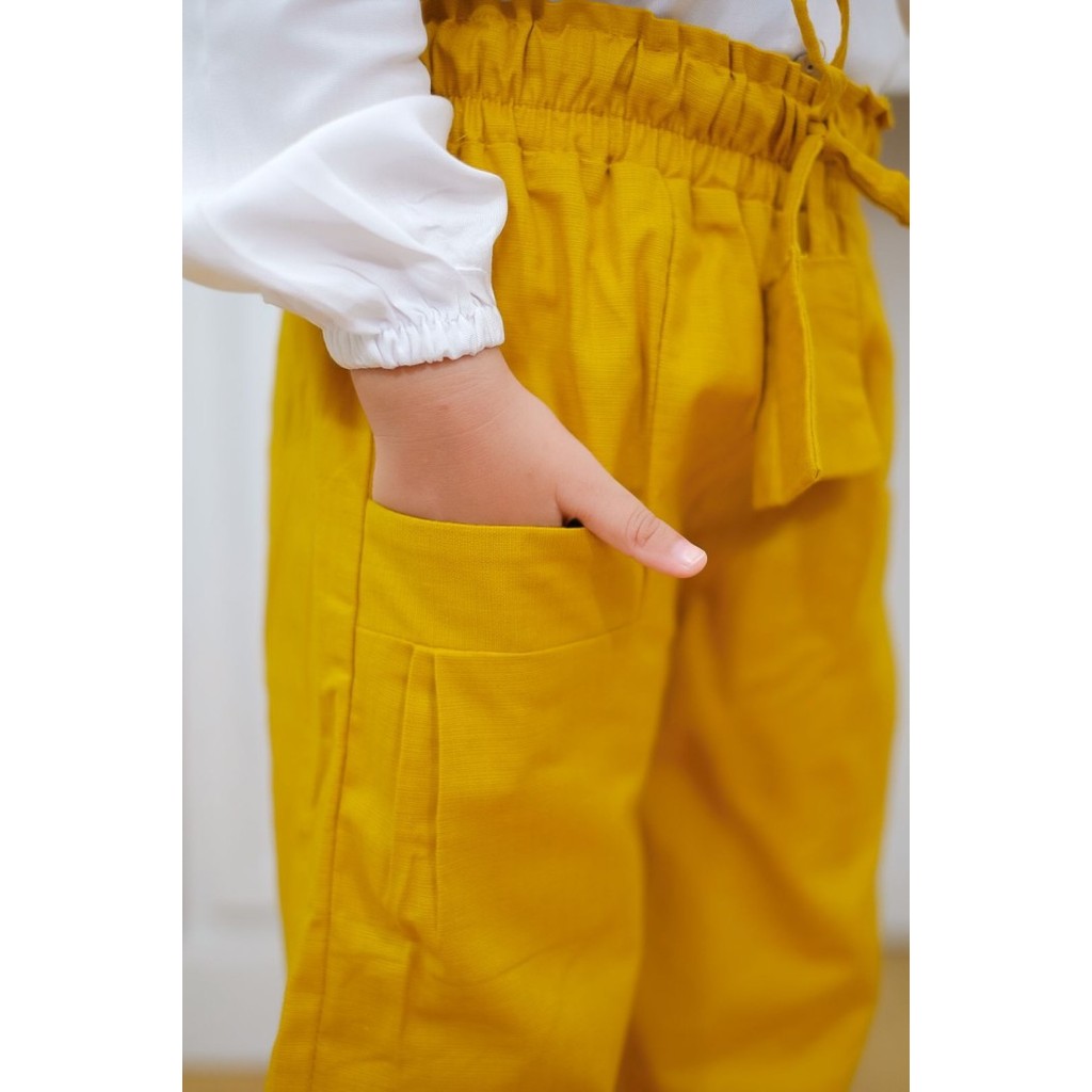 ✨LARIS✨ -CELANA KULOT ANAK PEREMPUAN PREMIUM ZUNIOR PANTS - Mint Green, S