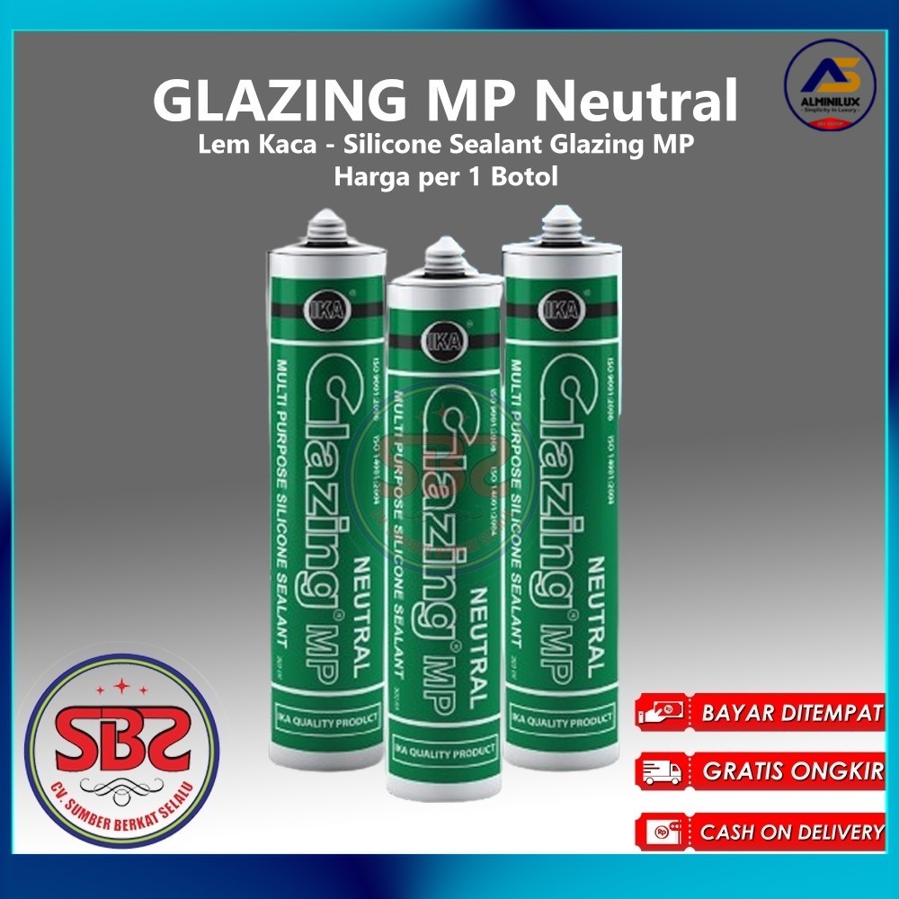 GLAZING MP NEUTRAL - Silicone Sealant GLAZING MP Netral/Lem Kaca Glazing MP