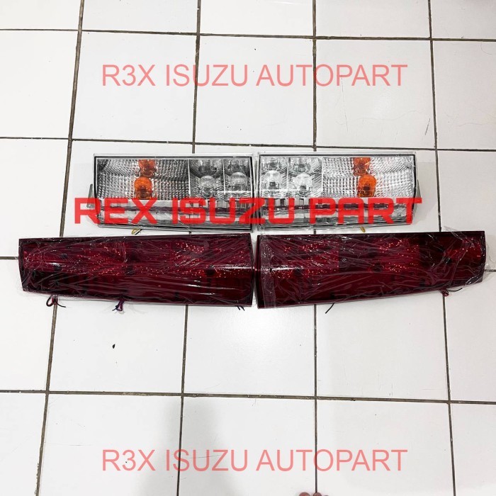 Stop lamp/lampu stop belakang harmoni Isuzu ELF karoseri - KIRI