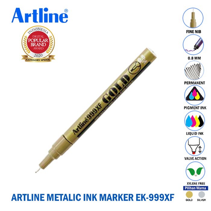 

ARTLINE GOLD AND SILVER EK-999XF 0.8MM
