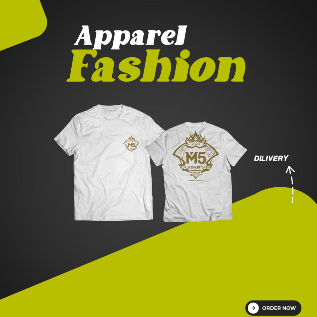 Kaos Mobile Legeds M5 2023 - 2024 Terbaru Big Size S M L XL Rrq Onic Btr Alterego Echo Evos Mobile l