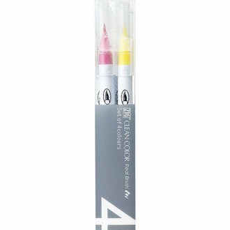 

ZIG CLEAN COLOR BRUSH (POP COLOURS 4 SET) RB-6000AT/4VB
