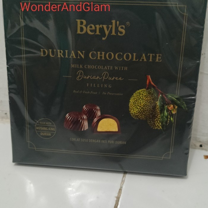

Coklat Beryl's With Durian Puree Filling Import Malaysia Halal