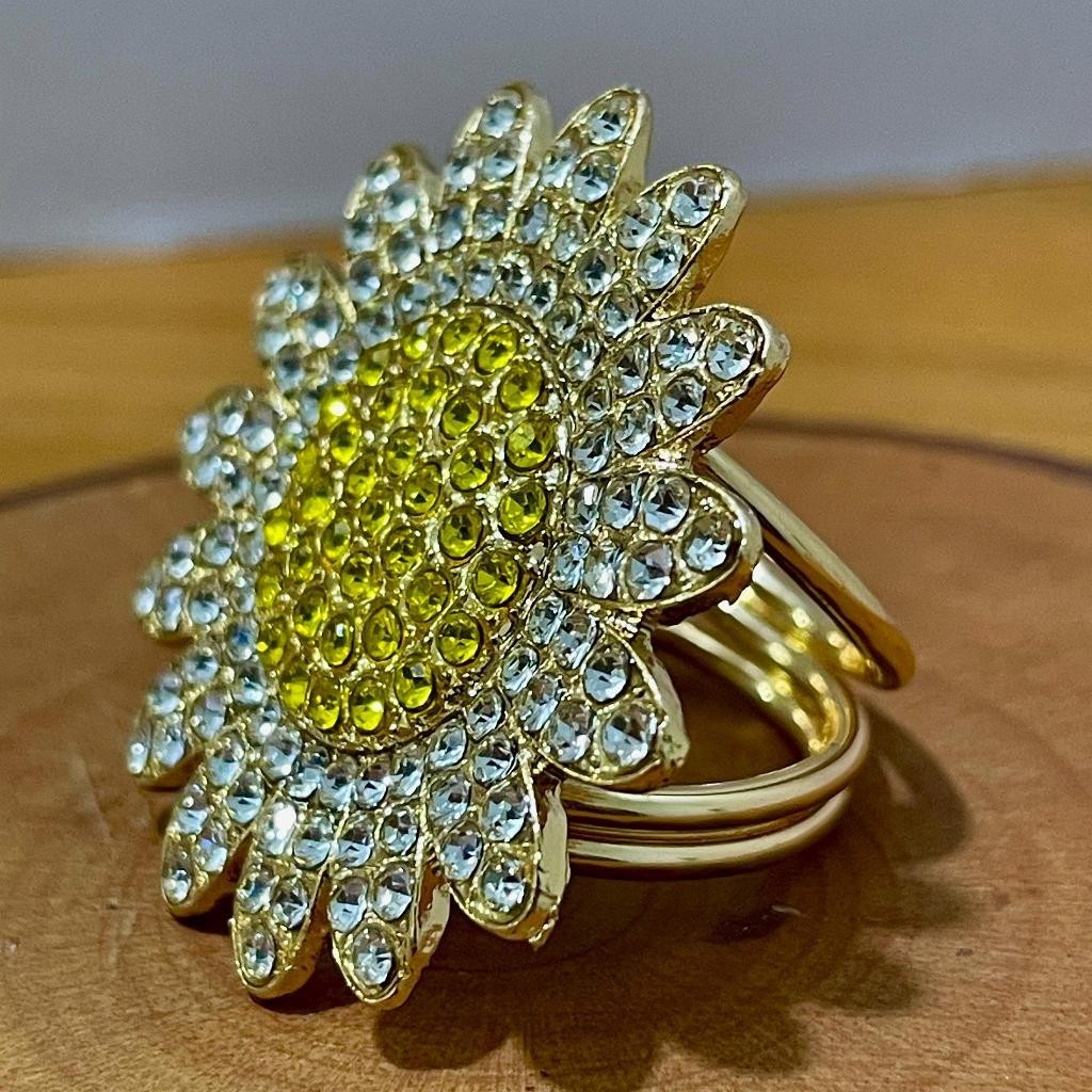 LUSINAN ring hijab 1 lusin ring hijab bunga matahari ring hijab bunga matahari permata