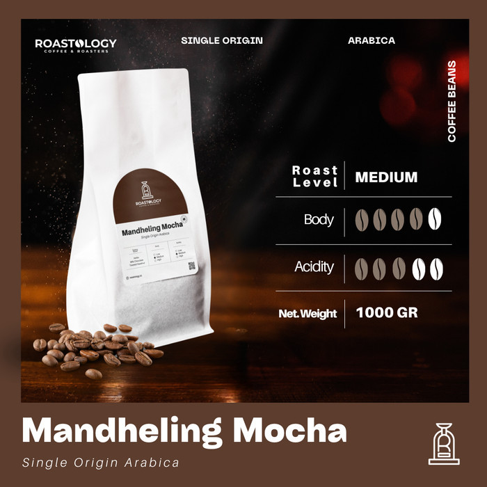 

Mandheling Mocha Coffee Beans 1kg