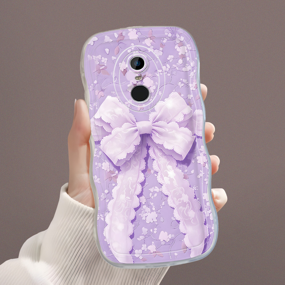 Casing Hp Untuk Xiaomi Redmi Note 4 4X Pro Phone Case Softcase Cesing Kasing Kartun Custom Purple Bo