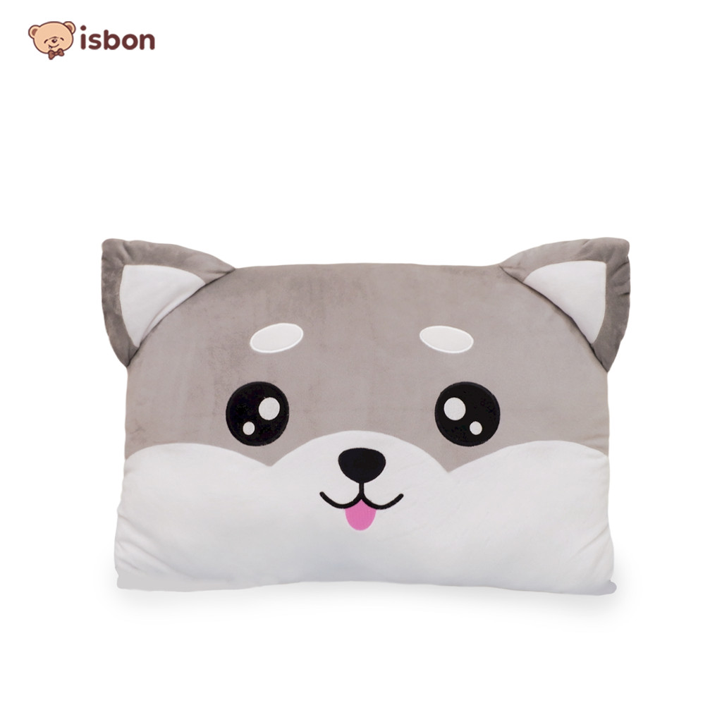 Bantal Tidur Anjing Dog Shiba dan Husky Combi Jumbo ISTANA BONEKA dakron premium polyester dewasa su