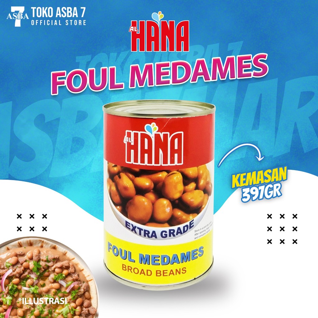

HANA FOUL MEDAMES BROAD BEANS 397 GR