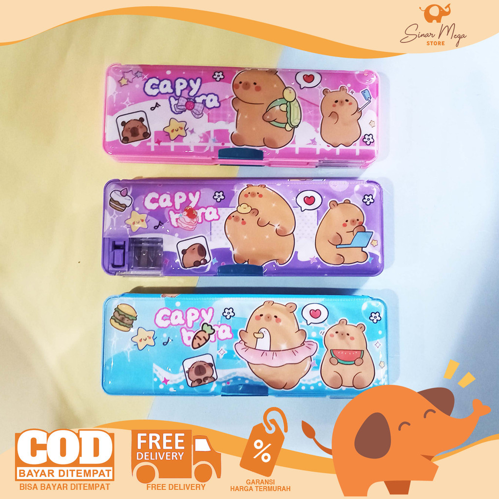 

Fancy Tempat Pensil Magnet BC-781 / Pencil Case Capybara Lucu Murah