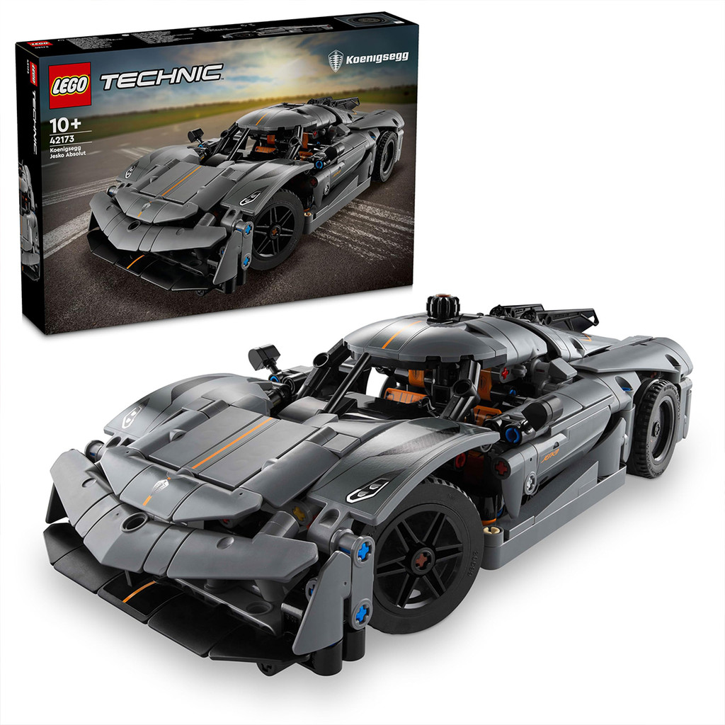 LEGO 42173 Te nic Koenigsegg Jesko Absolut Supersportwagen In Grau
