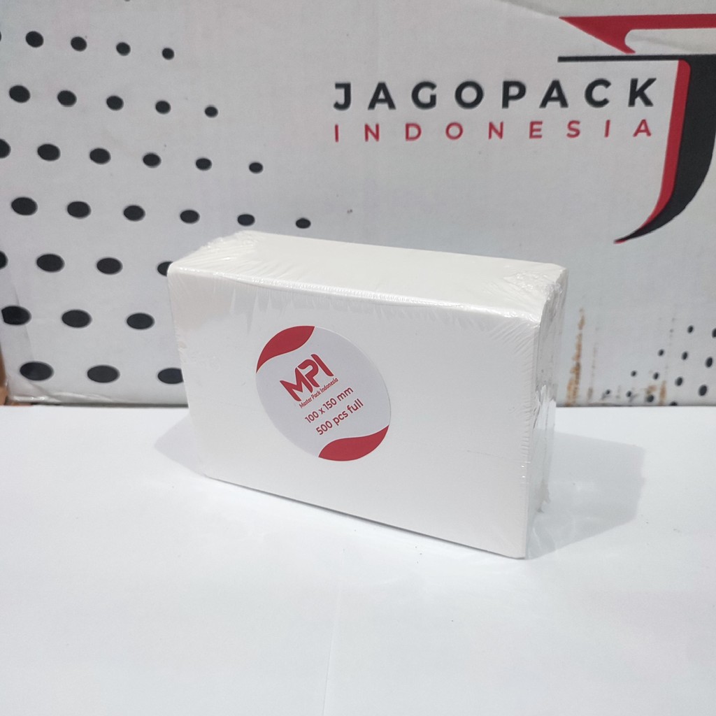 

Kertas Label Barcode 100 x 150 Kertas Stiker Thermal 100x150mm isi 500 MPI LIPAT