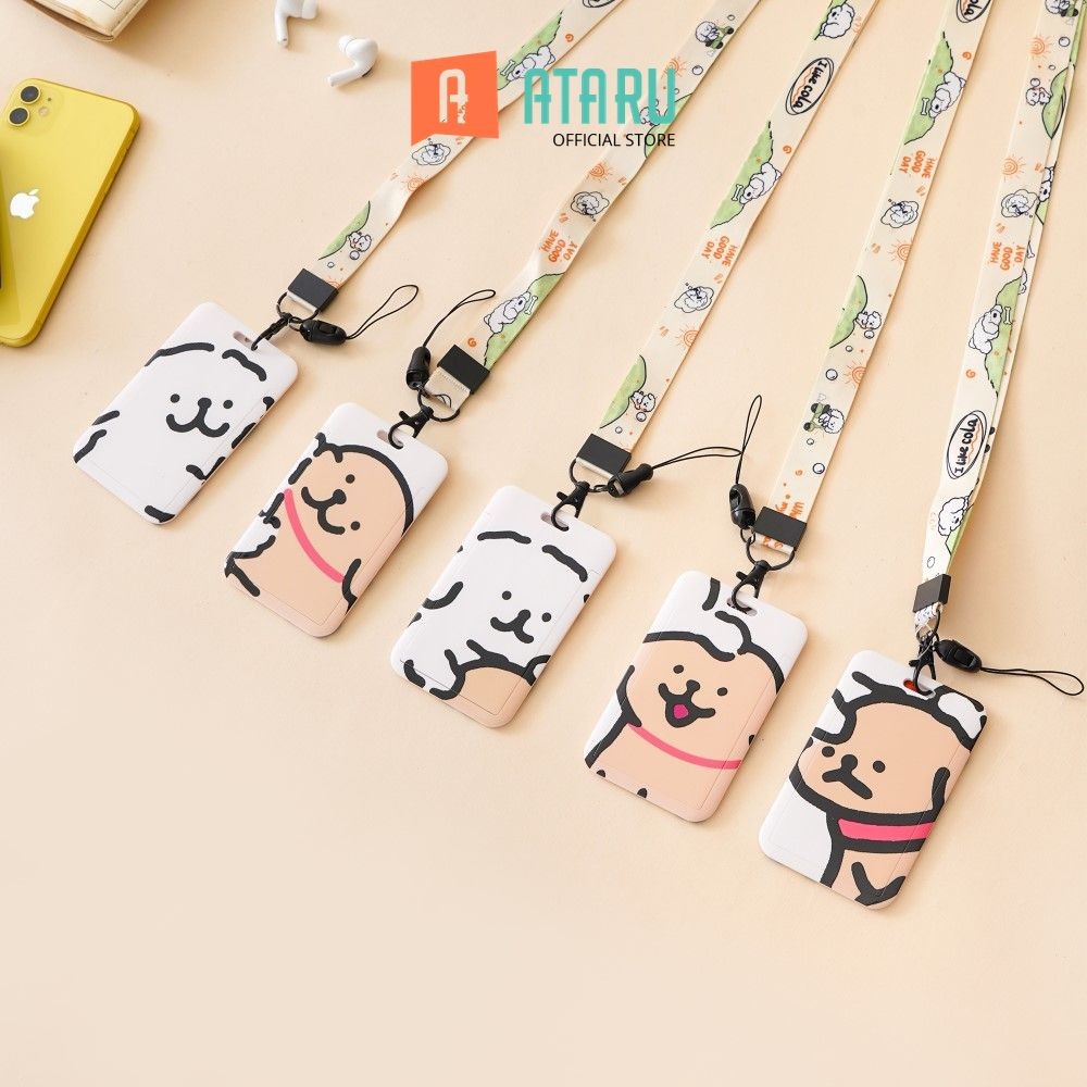 Ataru Holder Id Card Print 17 Tempat Kartu Lanyard Name Tag Holder Id Card Holder Lucu