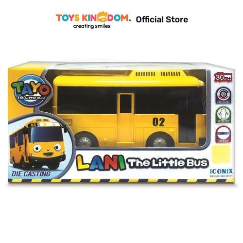 Toys Kingdom Tayo Diecast Mobil Pullback Little Bus Lani Tyt 117021 Toys Kids Toy Mainan Anak Mobil 