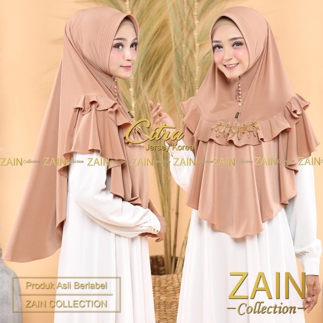Citra - Jilbab Instan Bahan Jersy Korea Ori Zain Collection bisa COD