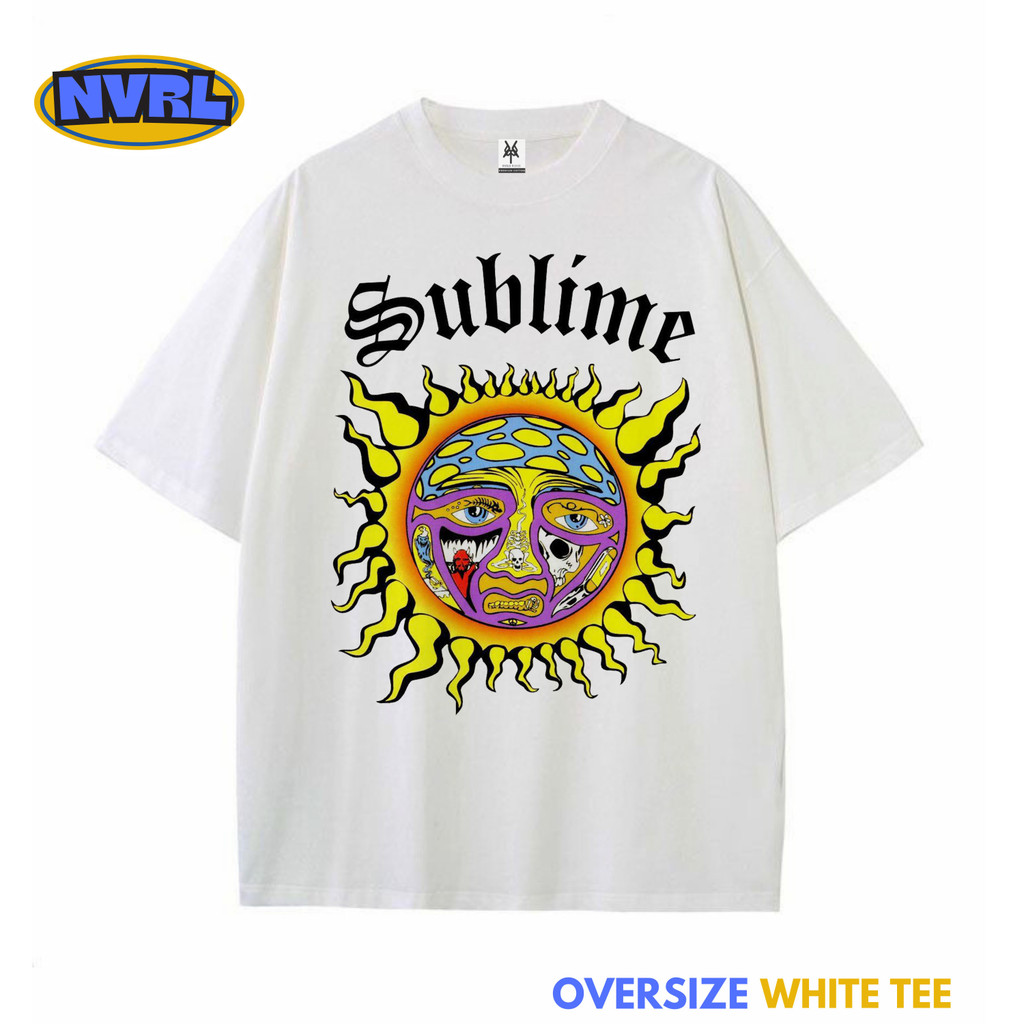Kaos oversize band sublime vintage tee