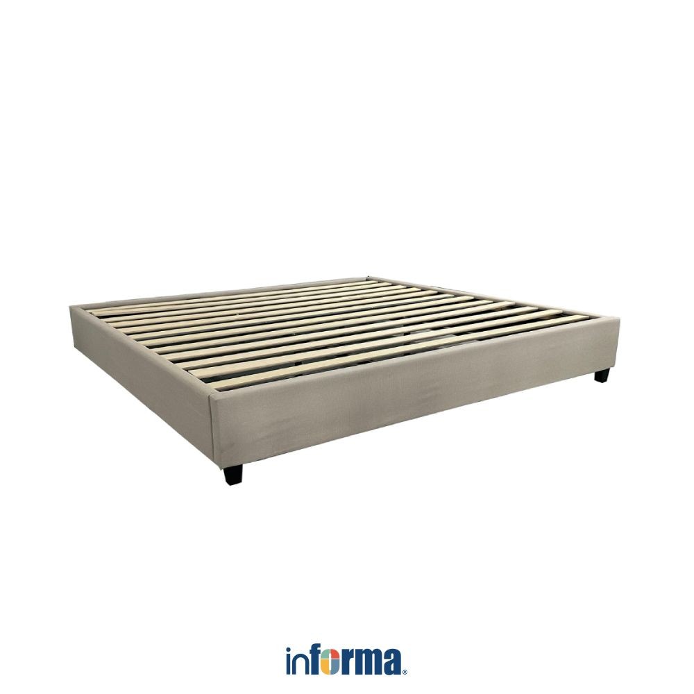 Informa 160x200 cm Linford Iii Dipan Tempat Tidur - Krem Ranjang Furniture Kamar Tempat Matras Ranja