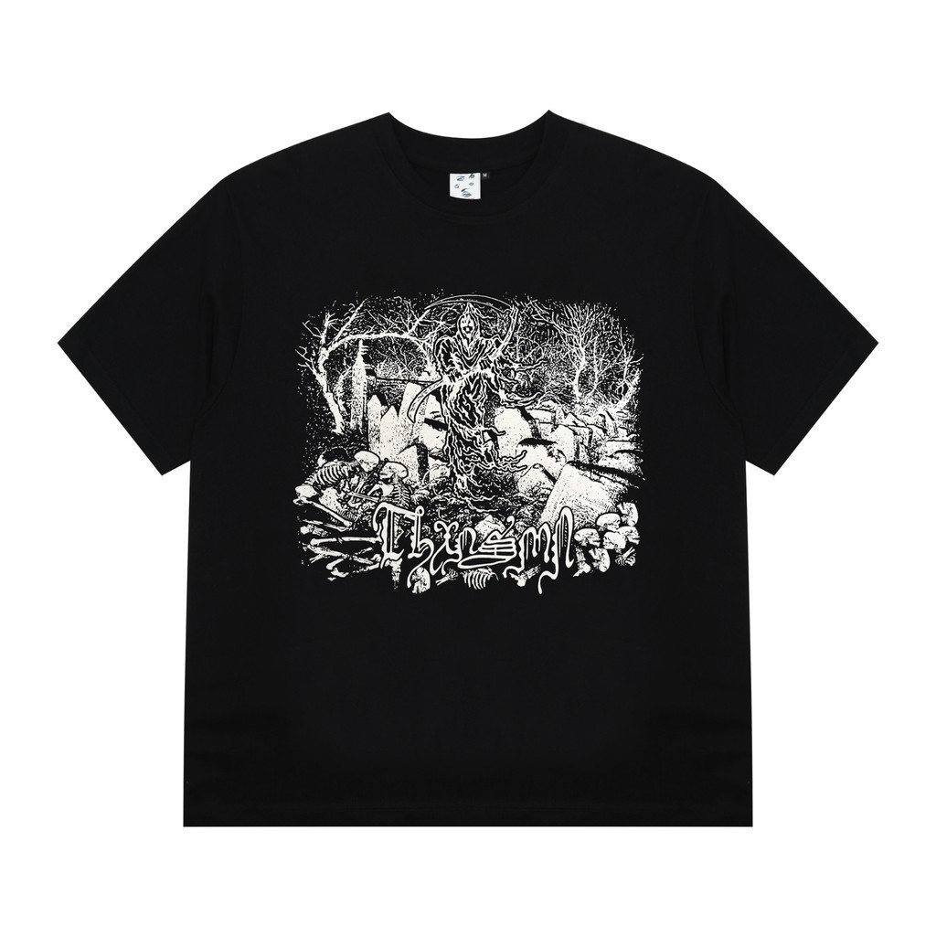 Boxy Fit T Shirt Original Kaos Leona Black Thanksinsomnia