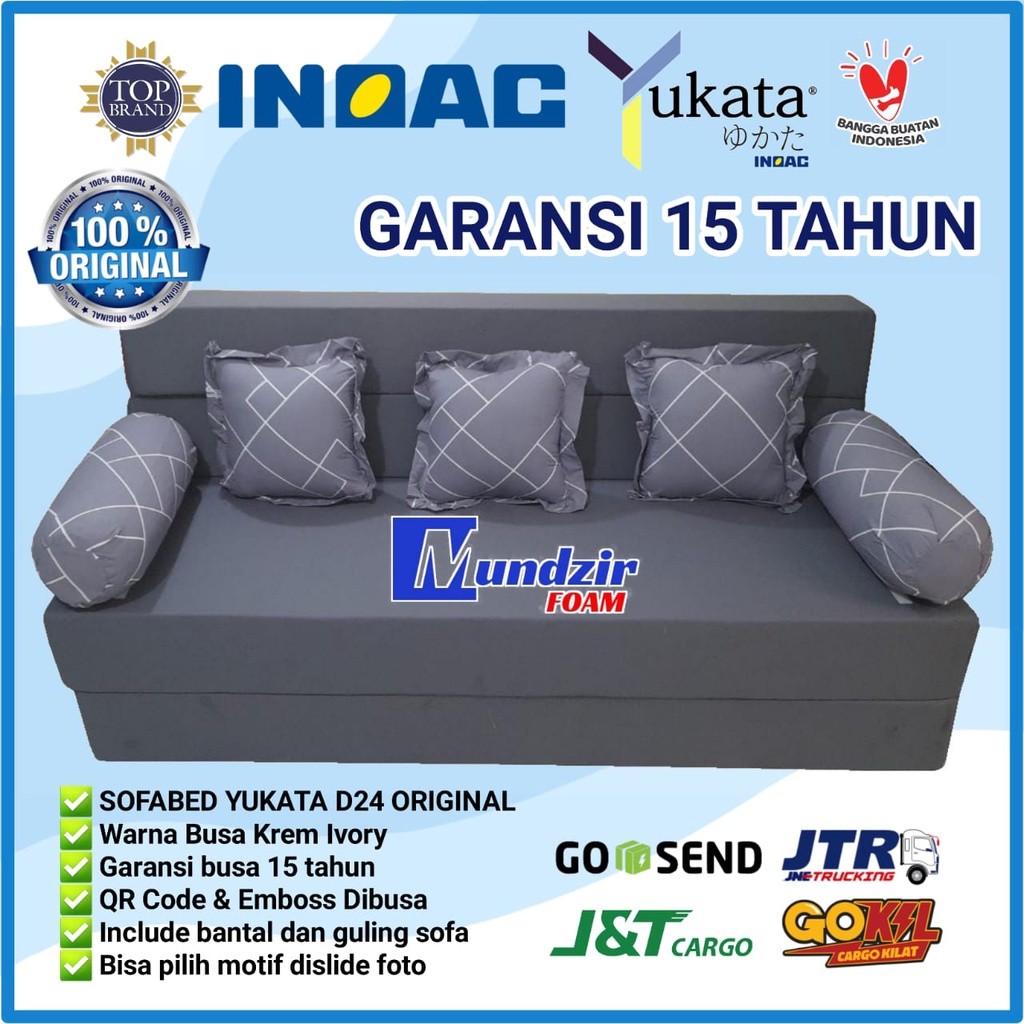 Mizzea SOFABED INOAC Yukata kasur lipat busa inoac Yukata Tebal 20cm original Garansi 15 tahun